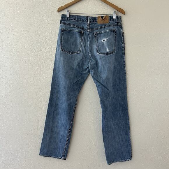 Gap 1969 Jeans Mens 32x34 Blue Standard Fit 100% Cotton Denim Pants Casual Y2K - Picture 2 of 5